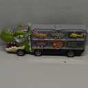 JOYIN 13 in 1 Dinosaur Toys for Kids 3-5, Dinosaur Truck with 12 Pull Back Cars, Small Cars Set, Birthday Gifts Toys for 3 4 5+ Year Old Boy, Transport Carrier Truck for Toddlers 3-4 Years