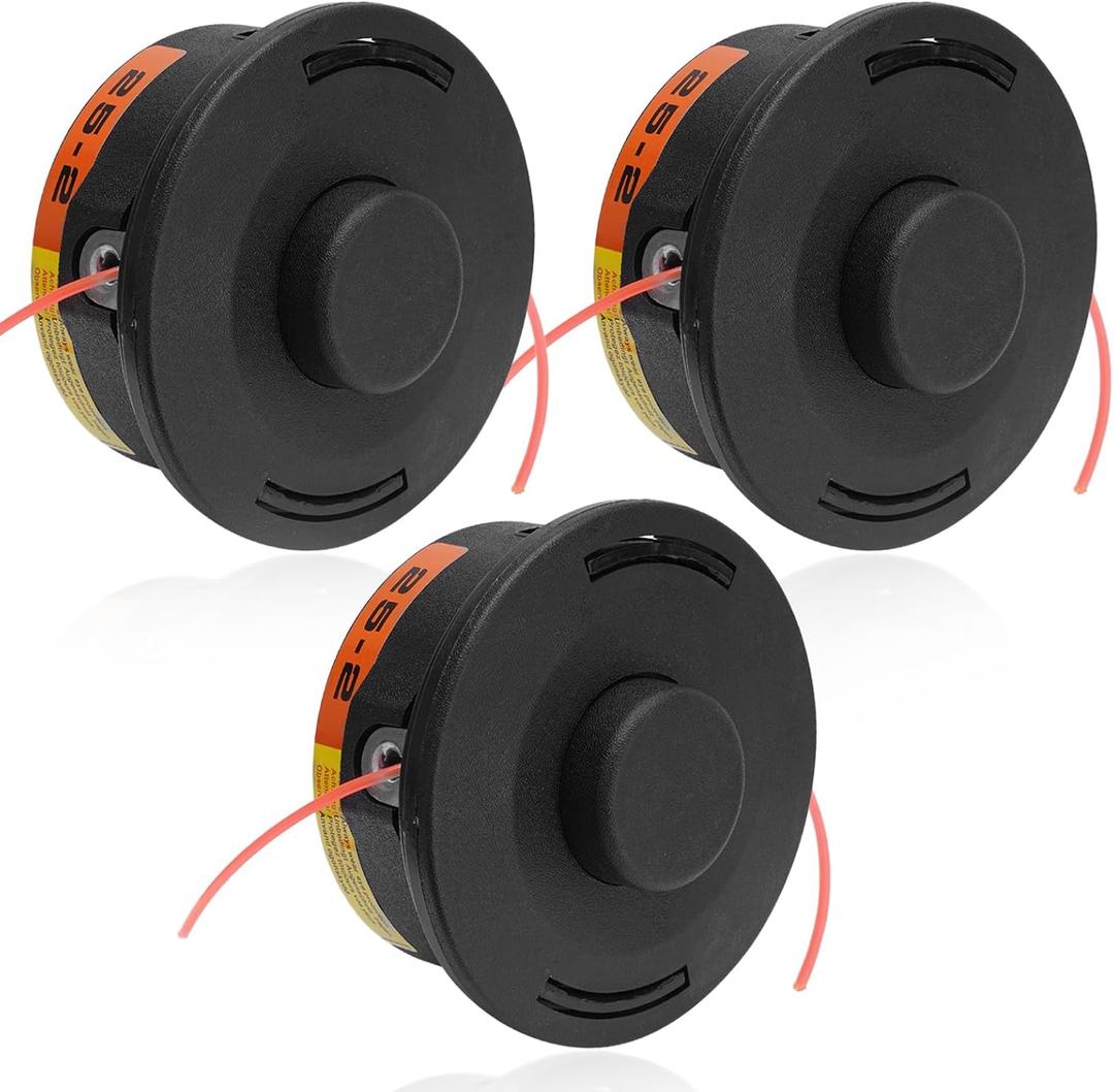 3-Pack 25-2 Trimmer Head 4002 710 2108 for Weed Eater String Trimmer Compatible with Stihl FS55 FS56 FS70 FS80 FS85 FS90 FS91R FS94R FS100RX FS110 FS111RX FS120 FS130 FS131 FS240 Replace#4002 710 2191