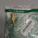 Legines Brass Pipe Fitting Hex Bushing, 3/8" NPT Male to 1/4" NPT Female 1200psi (2pcs)