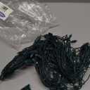 Novelty Lights 2x10 Net Lights, 100 Warm White LEDs with 4 Inch Spacing, 5mm Wide Angle Bulbs on Green Wire, Connectable End to End, Outdoor Weather Resistant Pillar and Tree Trunk Lighting