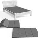 Irrical Light and Thin Bunkie Board, Folding Spring Box, King Size 60x80'', Large Double Bed 10MM, Bed Support Flat Noodles, Light and Thin, Breathable, Noise Minimizing