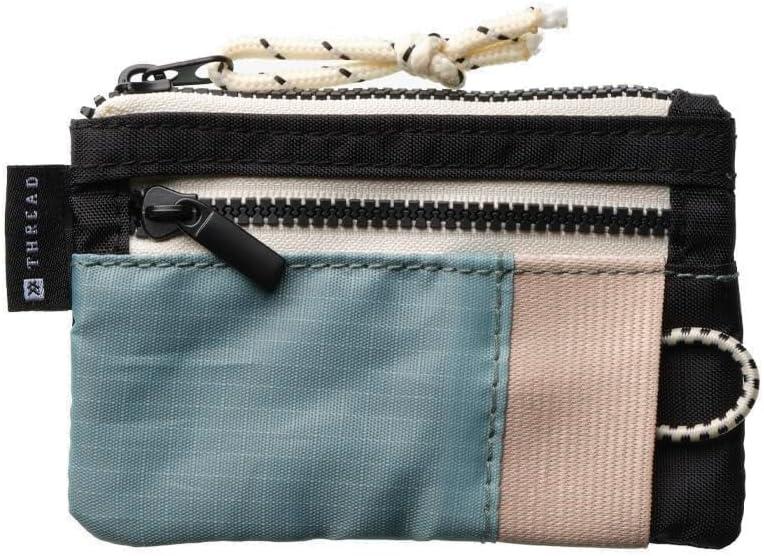 Thread Wallets Pouch Wallet  Compact Zip Wallet with Clear ID Window, Coin & Card Pockets, and Key Stash  Lightweight Rip-Stop Travel Wallet for Men & Women (Ranger)