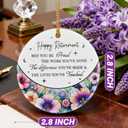 Retirement Gifts for Women & Men: Retirement Ornaments, Farewell Gifts for Retiring Coworkers, Retired Gift for Coworker, Friend, Boss, Employee, Teacher, Nurse  Christmas OrnamentsStyle A