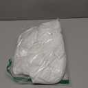 White Boho Shower Curtain Fabric Shower Curtains with Tassel 72 x 72 Modern Textured Shower Curtain Farmhouse Minimalist, Tufted Chevron Striped Shabby Chic, Water Resistant Cloth Curtain for Bathroom