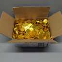 Fruidles St. Patrick's Day Chocolate Coins Leprechaun Lucky Gold Coins, Belgian Milk Chocolate Coins Nut-Free (1000-Pack) (EXP 06/08/27)