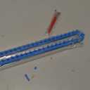 PATIKIL 62 Hooks 58cm Knitting Loom Machines Kit, Plastic Darning Weave Tool with Accessories for Scarf Sweater Shawl Blankets Mending Weaving Stitching, Blue