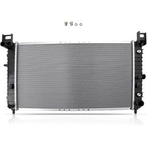 Engine Coolant Radiator Fit for Cadillac Escalade 2002-2005, for Chevrolet Silverado/Suburban/Tahoe 1999-2007, for GMC Sierra/Yukon 1999-2007, OE Replacement 2334, CU2334, 8012334, 52484047