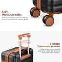 Luggage Sets 7 Piece, Durable Hardside ABS Carry on Luggage with Spinner Wheels & YKK Zipper TSA Lock, Large Checked Travel Suitcase With Backpack Set for Men and Women,20/24/28 Inch