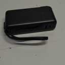 INIU Portable Charger, 10000mAh 30W Fast Charging Power Bank, Built-in USB C Cable and Foldable AC Plug, Travel Essentials Battery Pack for iPhone 16 15, Samsung S25 S24, MacBook