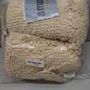 OLANLY Bathroom Rugs Sets 3 Piece, Soft Absorbent Chenille Bath Mats and U-Shaped Contour Toilet Rug, Quick Dry, Home Decor Accessories, Bath Mat Set for Bathroom (30"x20"+24"x16"+24"x20", Beige)