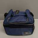 OPUX Lunch Box For Men Women, Insulated Large Lunch Bag Adult Work, Double Decker Lunchbox Meal Prep Dual Compartment Leakproof Lunch Cooler, Soft Lunch Pail Tote Boys Girls Kids School, Navy Blue 12L