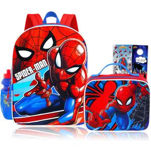 Spider-Man Backpack with Lunchbox Set for Boys School Bundle + More, spiderman school bag, spiderman school backpack