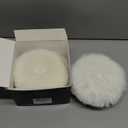 IPELY 6 Pcs 6 Inch Wool Polishing Buffing Pad Polishing Buffing Wheel for Drill Buffer Attachment with M14 Drill Adapter