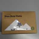 Organic Burp Cloths Baby Boy, Girl - 6-Pack Large 100% Cotton Burping Cloths for Babies, Spit Up Rags, Super Absorbent, Ultra Soft Newborn Rag,Gender Neutral,Machine Washable,Durable(Constellation)