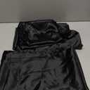 Silk Pillow case with Zipper (Black, Queen)