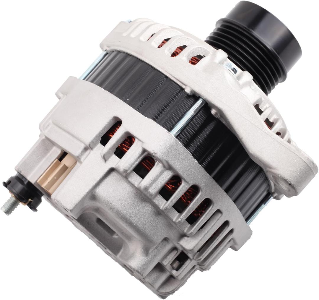 Alternator Compatible with Chrysler 2011-2013 200 2007-2010 Sebring Dodge 2008-2013 Avenger 2007-2012 Caliber 2007-2017 Compass Patriot 2.0L 2.4L Replace for 4801323AB 4801323AC 4801323AD
