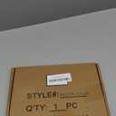 6x8 Picture Frame, Black Aluminum Metal Photo Frames with HD Glass, Fits 5x7 with Mat or 6 x 8 without Mat, Display for Wall and Table