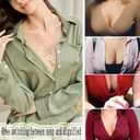 Lady Lace Wearable Mock Camisole Bra Insert Overlay Modesty Panel Vest,  One Size L8.6 x  W9.4