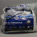 Serta Goose Feathers Down Fiber Comforter Queen Size Duvet Insert,100% Cotton,Hotel Luxury Hypoallergenic Comforter 58oz All Season Medium Warmth 90 x 90 in White