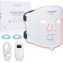 Nourished Bodynskin Portable LED Face Mask with Near-Infrared - Blue, Red Light Therapy for Face - 114 LEDs - Skincare Tool for Wrinkles, Anti-Aging