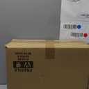 2 Pack 1 Gallon thickened Square Glass Pitcher with Lid, Classic Stripes Water Pitchers for Fridge, Borosilicate Glass Carafe for Hot/Cold Brew Drink, Extra Large Jug with Handle for Iced Tea, Coffee