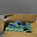 Tether Tug Outdoor Dog Toy, 31"-78" Tug of War Dog Toy with Safety Pole Cover, 3 Replaceable Ropes & Spiral Ground Anchor - 4 Durable Spring Pole Interactive Pull Toy for Large Medium Small Dog