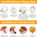 Soulchen 47 Pcs March Basketball Party Madness Decorations Balloons 16 Inch Happy March Banner 12/18 Inch Black Orange Metallic Silver Confetti Foil Balloon for Sport Birthday Party Supplies