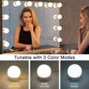 LED Vanity Lights for Mirror, High Brightness LED Chip, Hollywood Style Vanity Light with 10 Dimmable Bulbs, Adjustable Color & Brightness, USB Cable, Mirror lights for Makeup, lighting and Decoration