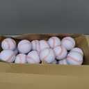 Silipull 48 Pack Baseball Stress Ball 2. 75 Inch Mini Squeeze Foam Baseball Practice Training Soft, Relaxable Ball for Themed Party Favors Indoor Outdoor Men Women Player Sports Throwing Catching