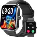 TOZO AMOLED S4 AcuFit One Smart Watch 1.78" Ultra-Clear Screen for Men Women, Call/Answer Fitness Tracker,Sleep Monitor IP68 Waterproof for iOS 11.0+ Android 9.0+ Black