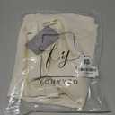 FUNYYZO Wide Leg Pants Women's High Elastic Waisted in The Back Business Work Trousers Long Straight Suit Pants (Beige), Size Small Long