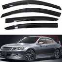 munirater Window Vent Visor Rain Guard Shade Replacement for 2008-2012 Honda Accord 4Door Sedan
