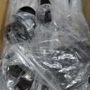 Sakugi Storage Shelves - 5 Tier Shelf Organizer, Heavy Duty Garage Shelving Unit with Leveling Feet, Stable Metal Shelves Organizer for Pantry, Kitchen and Closet, 18.4" W x 12.6" D x 57.4" H, Black