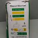 Heated Blanket Electric Full, Soft Flannel Heating Blanket with 8 Hours Auto Off 10 Fast Heating Levels Machine Washable Sherpa Heated Blanket with Overheating Protection (Red, Full 72" x 84")