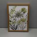 Wood Framed Sage Green Botanical Wall Art Set of 3, Boho Floral Canvas Wall Decor Paintings, Minimalist Flower Posters Prints Pictures for Bedroom Bathroom Living Room Home Decor 12x16 Inch