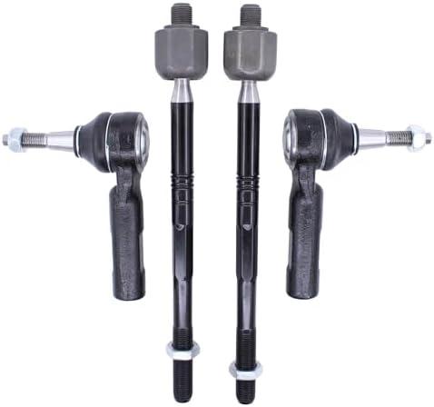 MOTOKU Front Inner and Outer Tie Rod Ends for Chevrolet Cruze Volt Buick Verano