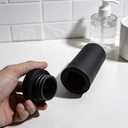 Dish Soap Dispenser for Kitchen, Silicone Squeeze Bottle for Dish Detergent (Black)