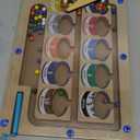 Magnetic Color and Number Maze - Montessori Puzzle Board for Toddlers Ages 3-5, Sorting & Counting Matching Games, Fine Motor Skills Toy , Wooden Preschool Learning Activities for Kids, birthday Gifts