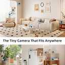 Small Nanny Cam for Home - 1080P Hidden Camera Wireless with Phone App, Indoor Security Camera for Pet/Baby/Older Adult, Motion Detection & Night Vision, Magnetic Small Camera Works with 2.4GHz WiFi