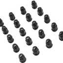 Coyote Accessories 56K548BLK - Black Cone Seat Acorn Bulge Lug Wheel Installation Kit W/o Valve Stems