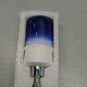 Ceramic 12Oz Soap Dispenser for Kitchen, Refillable Hand Dispenser with Pump, Lotion Dispenser Bathroom for Dish Soap, Hand soap. (Navy Blue)