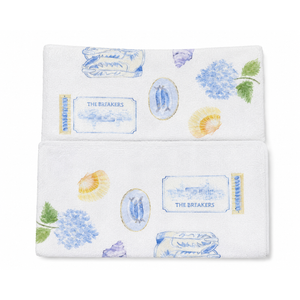 2 x FOPENEM Coastal Cowgirl Beach Kitchen Towels Set of 2, Nautical Coastal Beach Hand Towels for Bathroom Decor, Vintage Ocean Conch Fish Beachy Dish Tea Towels for Kitchen Decor, 16x24 Inches