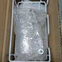 2 Pack Glass Laundry Detergent Dispenser with Stand, Laundry Soap & Fabric Softener Dispenser for Laundry Room Organization and Storage, 76oz Laundry Liquid Containers with Labels, Measuring Cups