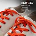 2 Pairs Flat Shoe Laces for Sneakers, 5/16" Wide Shoelaces for Sneakers in 27 Colors, Multiple Lengths for People