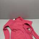 MEROKEETY Women's 2026 Long Sleeve Bodycon Sweater Dress Fall Winter Crew Neck Ribbed Knit Maxi Dresses (L, Rose)