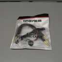 6.35 mm Audio Cable - Male TRS 1/4 Inch to Male Dual TS 1/4 Inch Y Breakout Cable - TRS 6.5 mm to 2 x 6.5 mm Mono Splitter Adapter Cord - 6.35 mm 1/4'' Inch Cable, 1.6FT/0.5M