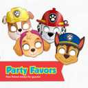 Paw Patrol Birthday Decorations Party Supplies for 16 Guests - Complete Officially Licensed Kit with Plates Napkins Banner and Masks Party Favors Set for Kids