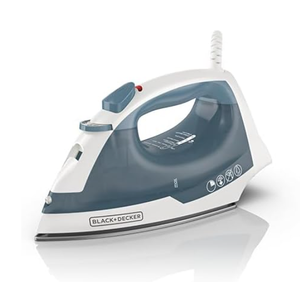 BLACK+DECKER Easy Steam Compact Iron, IR40V, Nonstick Plate, SmartSteam, Anti-Drip, Auto Shutoff & Vitessa Advanced Steam Iron, ICR2020, Even Steam Nonstick Soleplate, Auto Shutoff