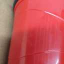 Kitchen Cheese Grater Hand Crank, 3-Blade Stainless Vegetable Shredder Steel Grinder with Strong Suction Base, Easy to Use & Clean for Cheese, Veggie, Nut, Chocolate (Red)