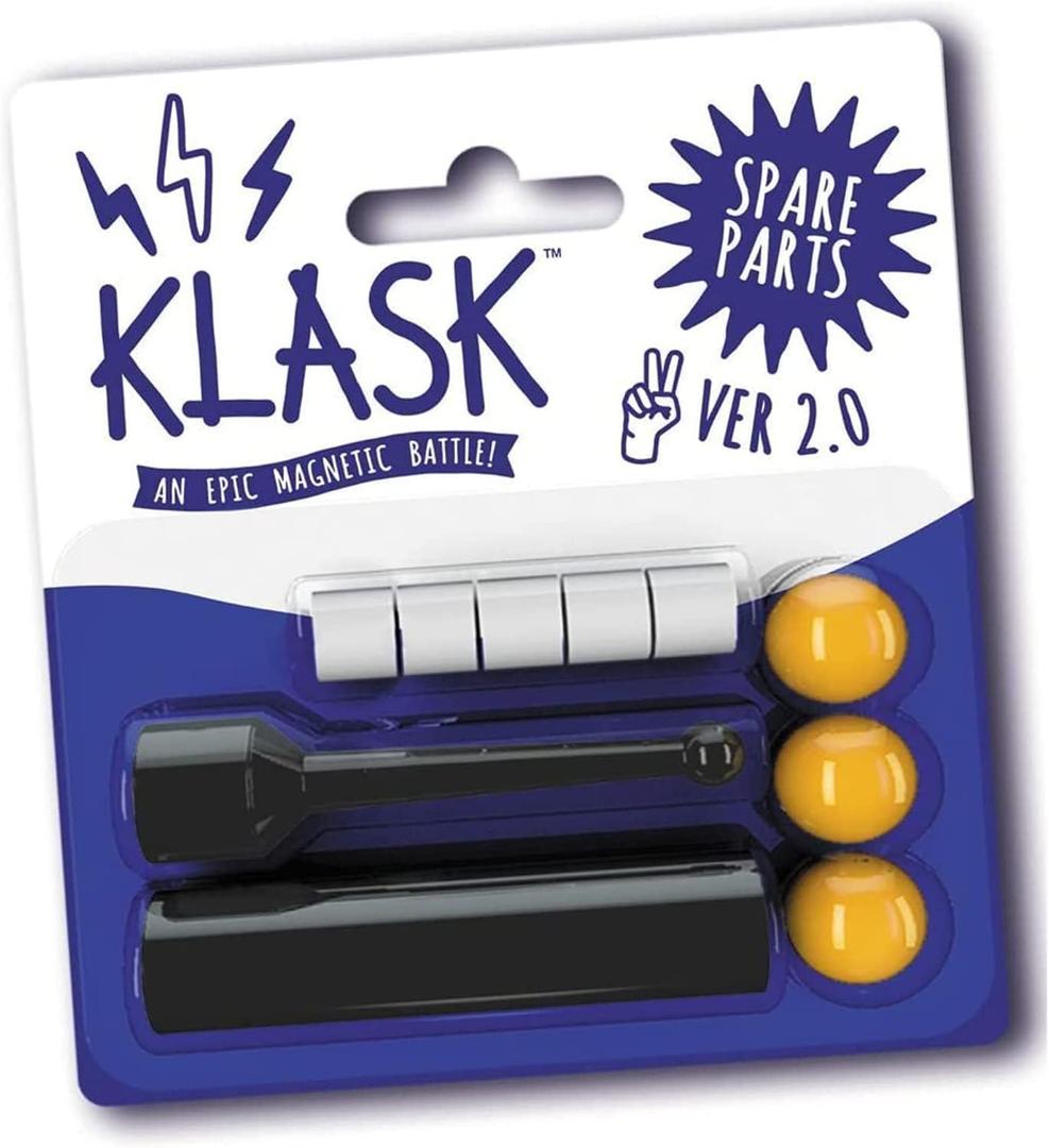 KLASK Game Spare Part Set 2.0 - for All KLASK Games - The Magnetic Party Game of Skill for Kids and Adults of All Ages